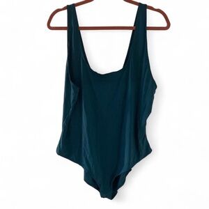 Teal Sleeveless Bodysuit